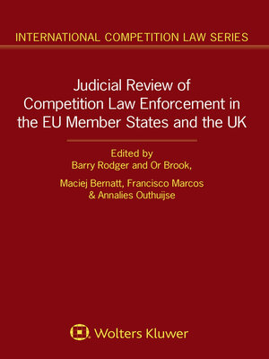 cover image of Judicial Review of Competition Law Enforcement in the EU Member States and the UK